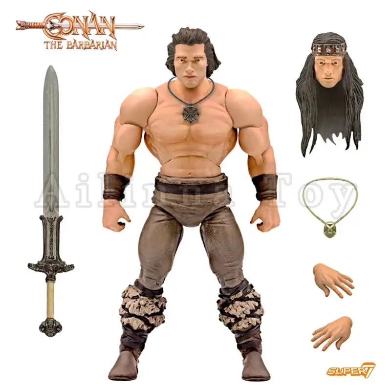 Super7 Conan The Barbarian 7inch Ultimates Action Figure Conan Anime Collection Movie Model Gift