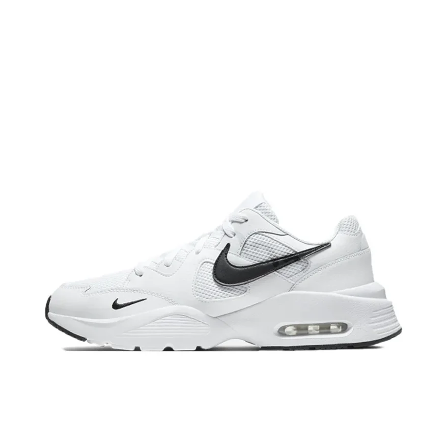 Nike Air Max Fusion Retro Classic Low Top Casual Running Shoes Lightweight Shock Resistant Sneakers Men's and Women's White