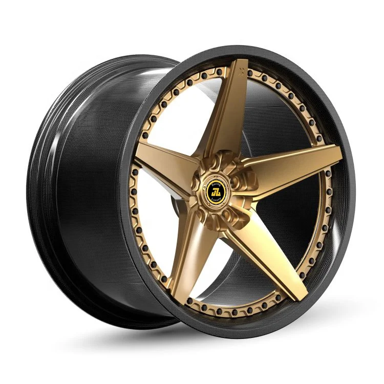 

Jiangzao 18-21 Inch Carbon Fibre Wheel Hub 2022 Lc300 Style Rims For Land Cruiser 300 Black Finish Racing Car Wheels