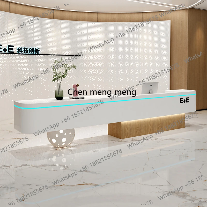 مكتب استقبال فندق الشركة تكنولوجيا التجميل الطبية الحديثة بسيطة صالون تجميل اليوغا استوديو بار صفحة الخروج #1