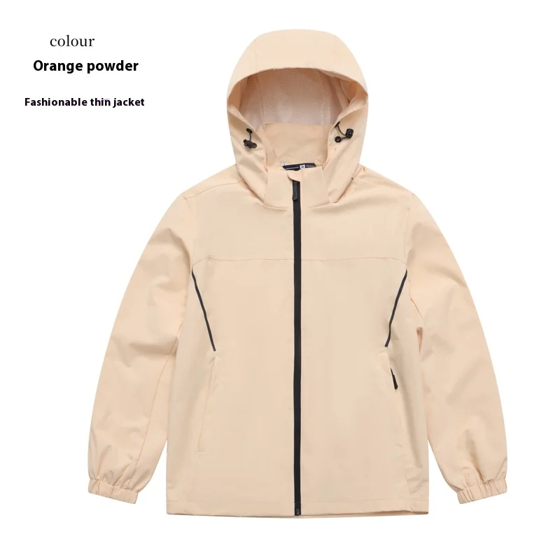 

Men's and Women's Outdoor Jackets Spring and Autumn Long Sleeves Light and Breathable Hiking Camping Loose Fashion Brand Coat