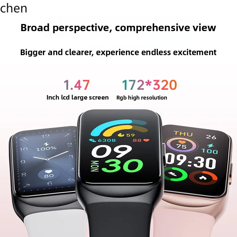 YFY Large Screen Smart Bracelet with Heart Rate Monitor, Pedometer, Lightweight Sports Bracelet, Gift Sports Watch