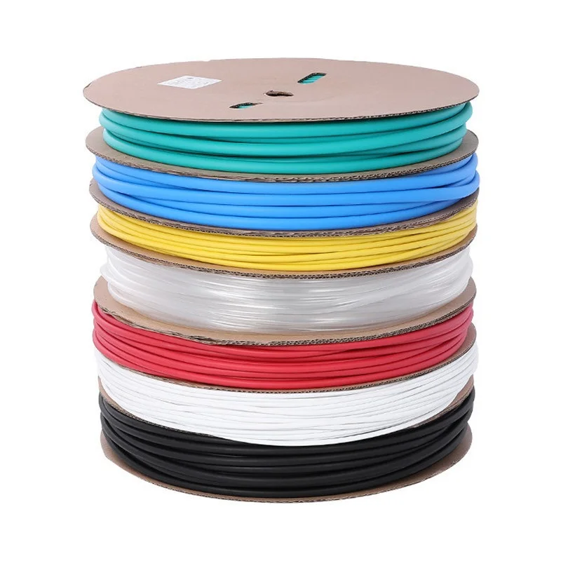 1 Meter Heat Shrink Tube 2:1 Shrink Ratio Polyolefin Insulated Cable Sleeve Φ0.6mm-14mm