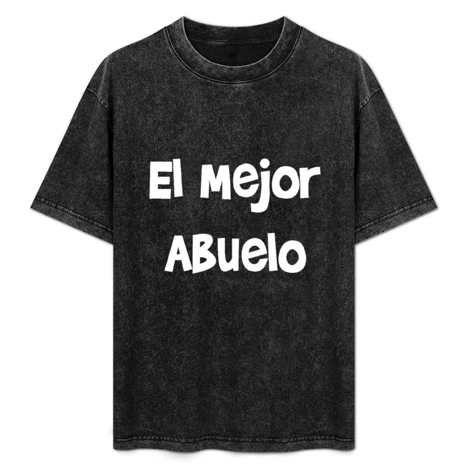 El Mejor Abuelo T-Shirt Short sleeve tee tops graphic t shirt vintage mens t shirt