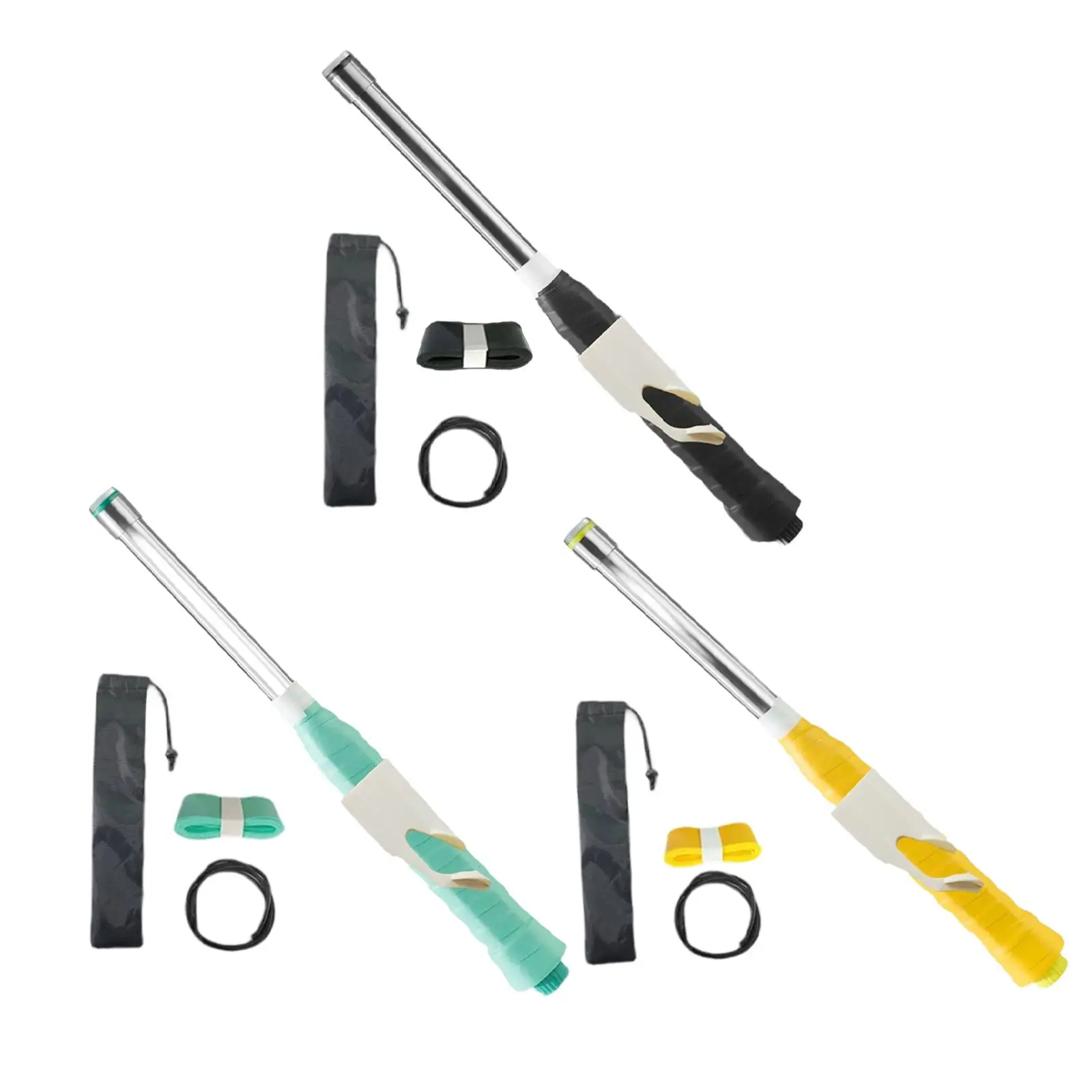 

Badminton Trainer Portable Training Device Improve Skills Anti Slip Adjustable Weighted Swing Tools for Beginners Fitness