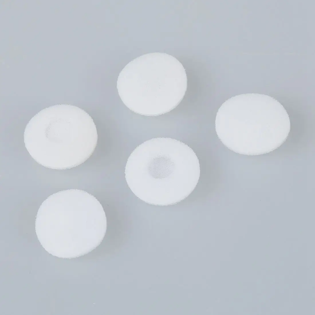 화이트 소프트 스폰지 이어폰 헤드폰 이어 패드 커버 교체, 100 개