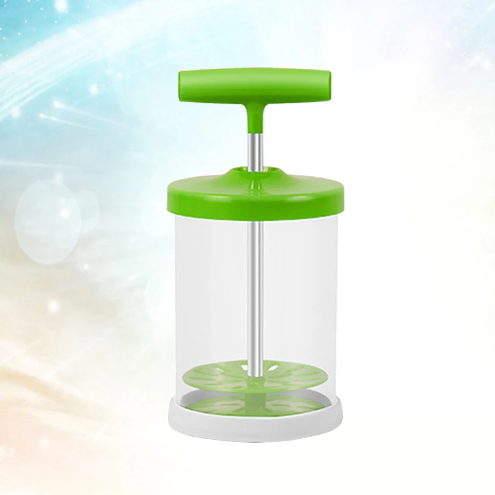 

1pc Manual Frother Premium Abs Heat Resistant Easy Grip Milk Mixer For Coffee Latte Cappuccino Handheld Hand Pump
