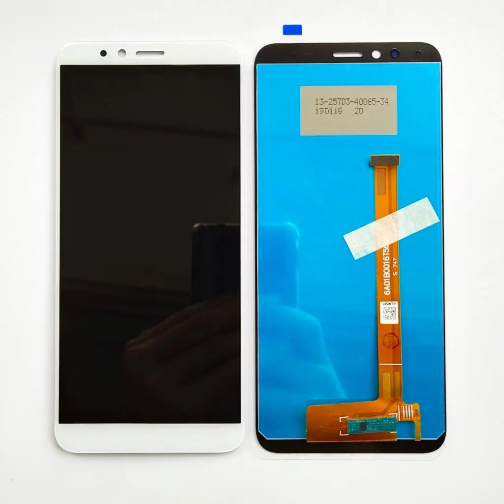 Протестированный черный/белый 5,7 дюймовый новый для Gionee S11 lite полный ЖК-дисплей + фотодетали для замены