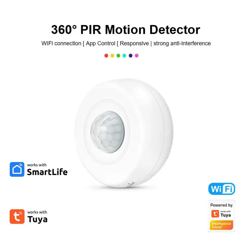 

Wifi Pir Motion Sensor Long Standby Remote Control Smart Life Remote Monitoring Smart Home Tuya Infrared Passive Detector