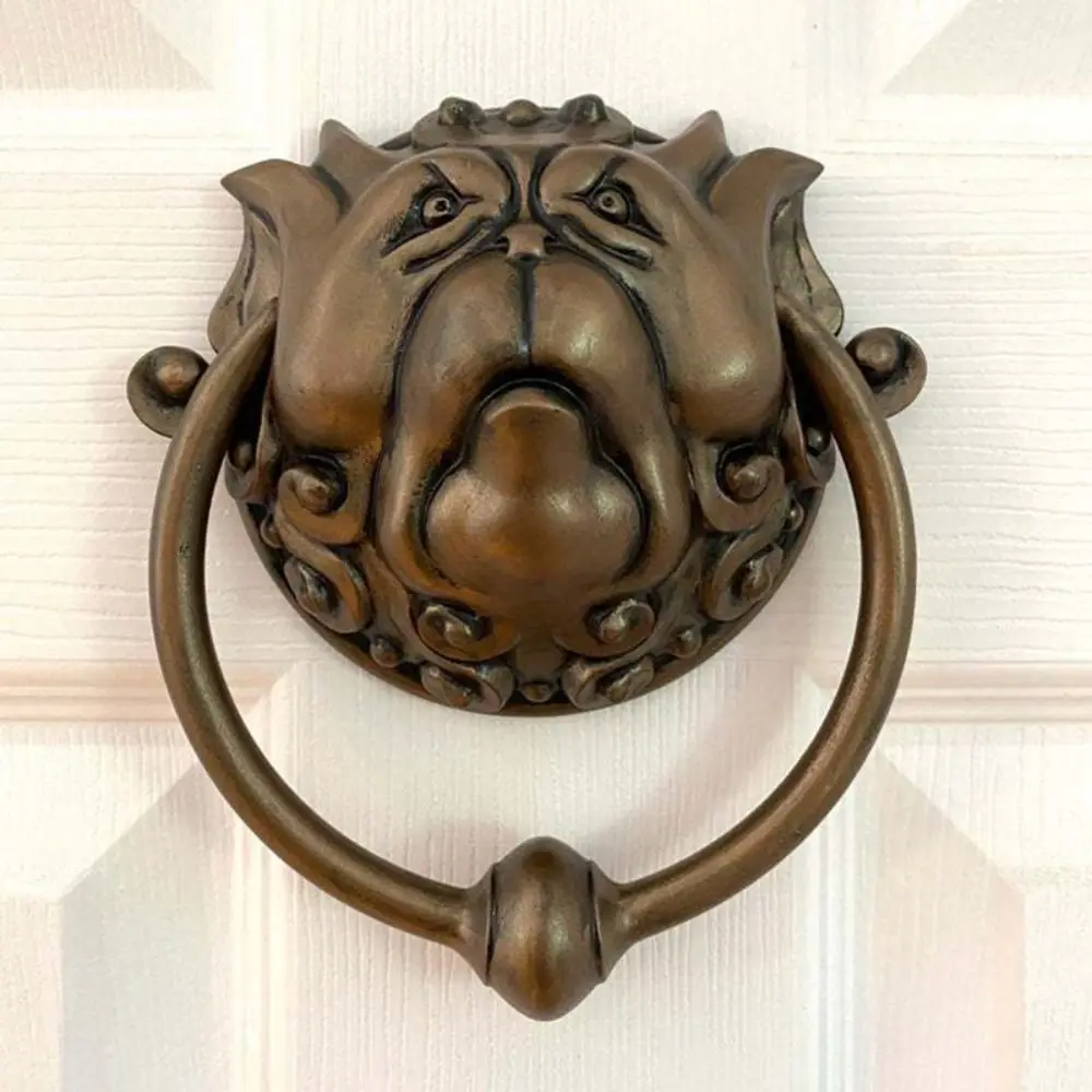 Durable Vintage Mouth Gate Handle Resin Dragon Door Handle Wall Hanging Vivid Door Knocker Classics Gate Knocker