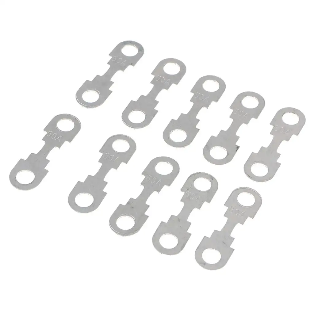 10 Pieces 12VDC Automotive Car Flat Metal Fuse Strip for VW for audi SEAT Skoda Ford