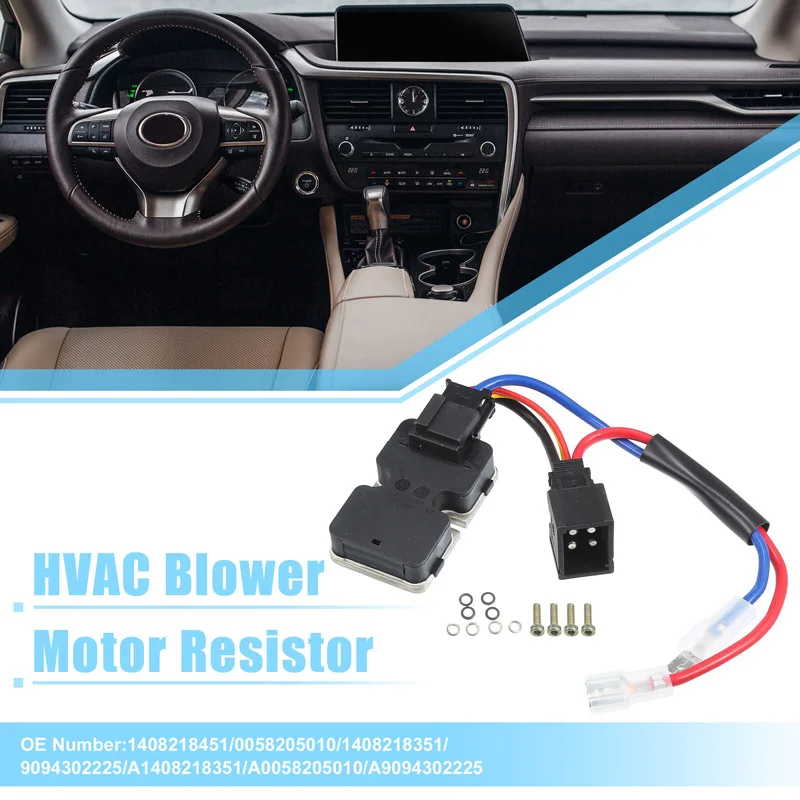 HVAC Heater Blower Motor Resistor for Mercedes-Benz S320 S420 S500 94-99