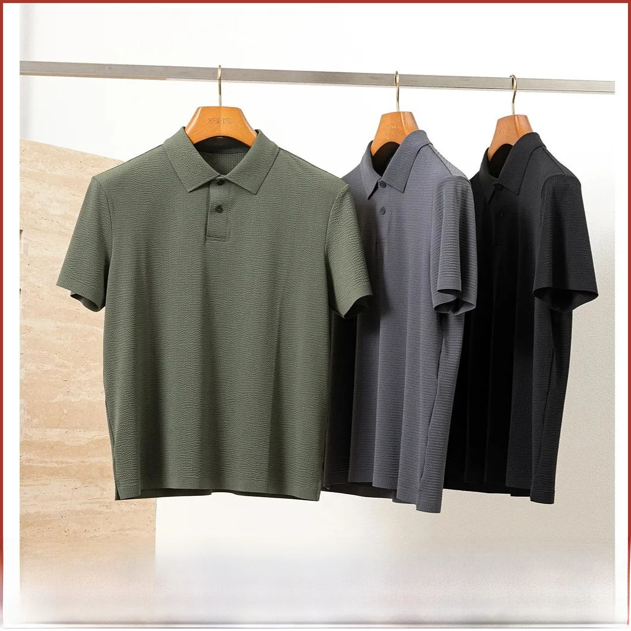 

Прохладная легкая мужская летняя футболка из пузырьковой ткани Busin Casual irt ort Sve mat Design, удобная футболка