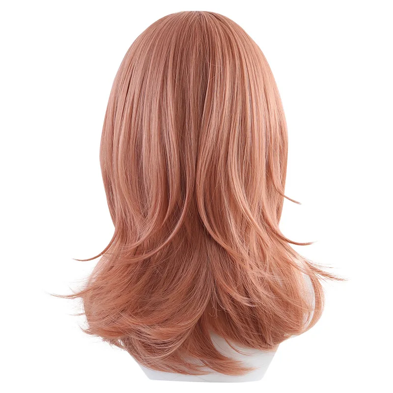 Chainsaw Man Angel Devil Cosplay Pruik Geen trimmen vereist Chainsaw Man Donkeroranje Lang golvend haar