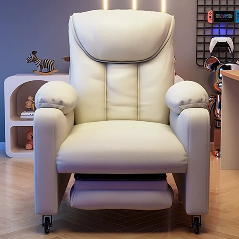 Lazy Computer Chair Home Comfortable Backrest Sofa Chair Bedroom Game Chair Office Fauteuil Salon Maison Living Room Furniture image 2
