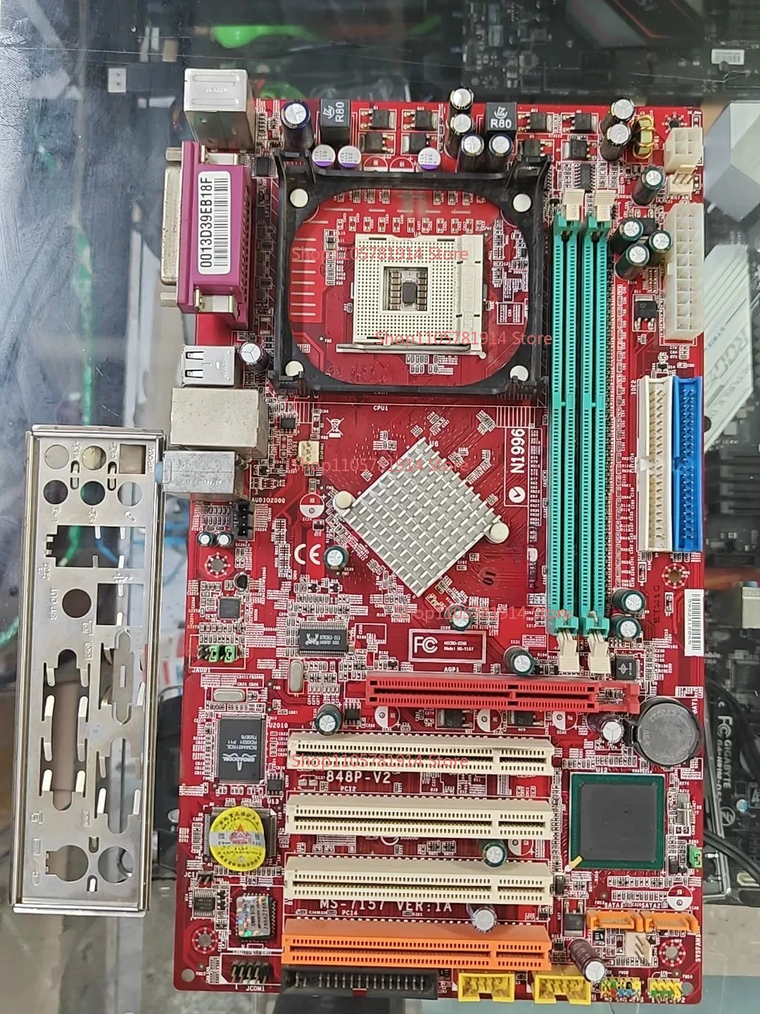 For MSI 848P V2 Main Board Socket478 848P Chipset AGP Nostalgic Collection Big Board