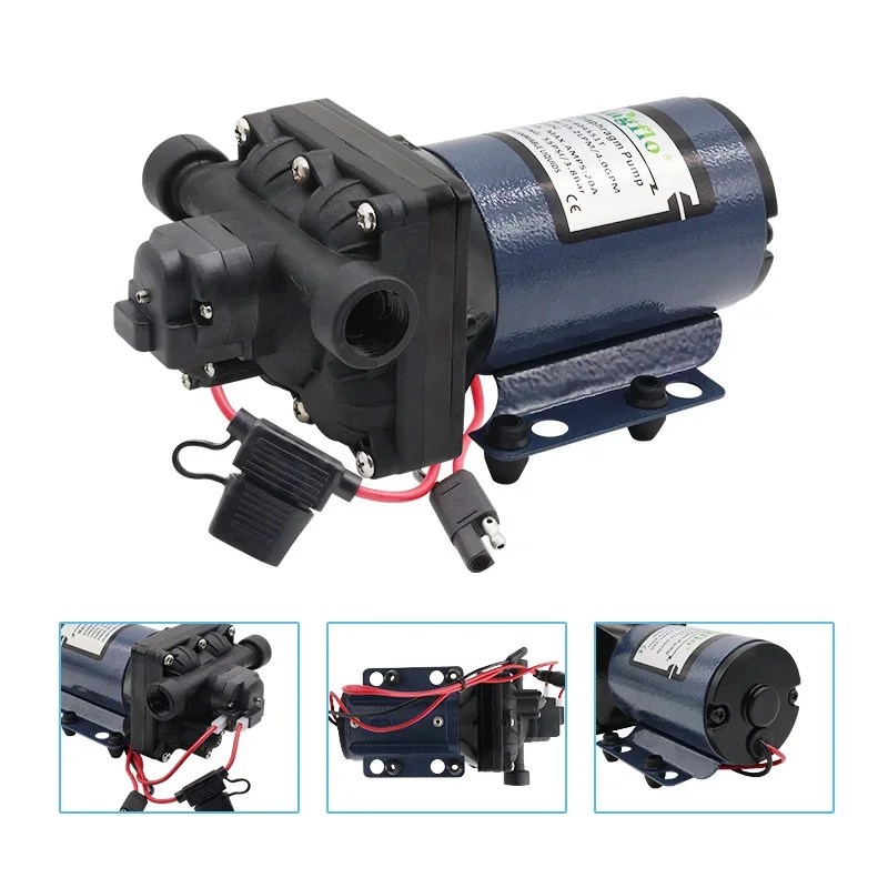 Singflo Factory HY-304551T Bombas de diafragma eléctricas de bajo ruido 50DB 55psi 12v CC Bomba de agua para RV