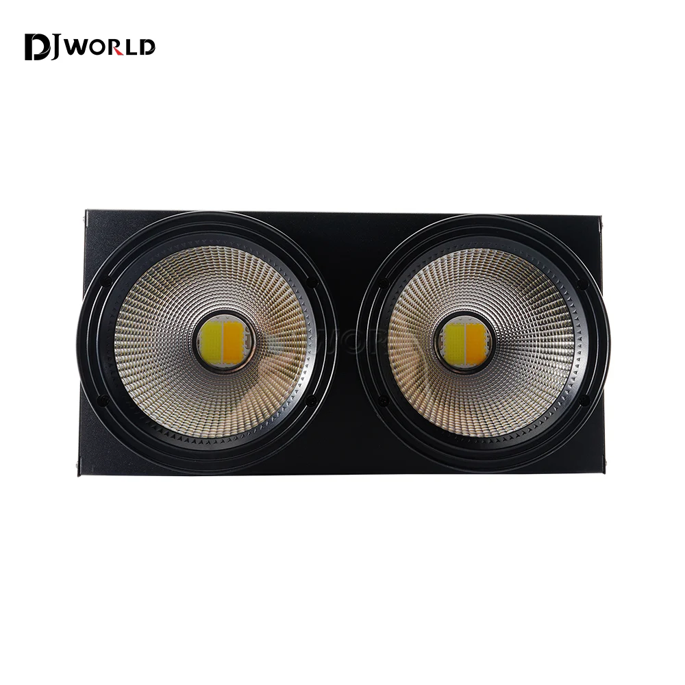 cob olhos led par branco frio quente em dmx iluminacao de palco controle de voz para festa clube disco natal 2x100w blinder 200w 01