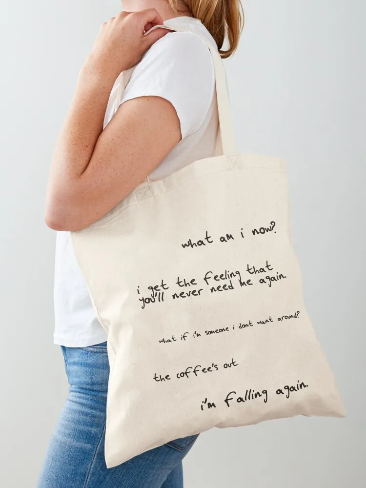 falling x h's handwriting pack Tote Bag Reusable bags hand bags Canvas Tote Bag