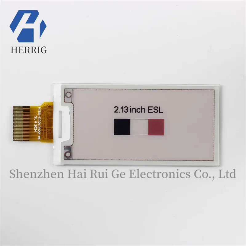 

Original 2.13-inch e-ink display paper, red, black, and white three colors, slight scratches