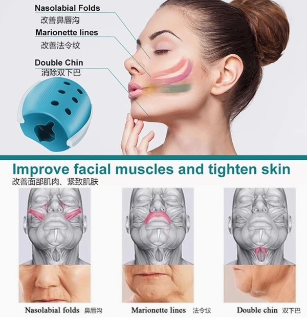 Double chin removal, jaw line lifting, exercise masseter muscle trainer, jaw correction, firming face, thin face