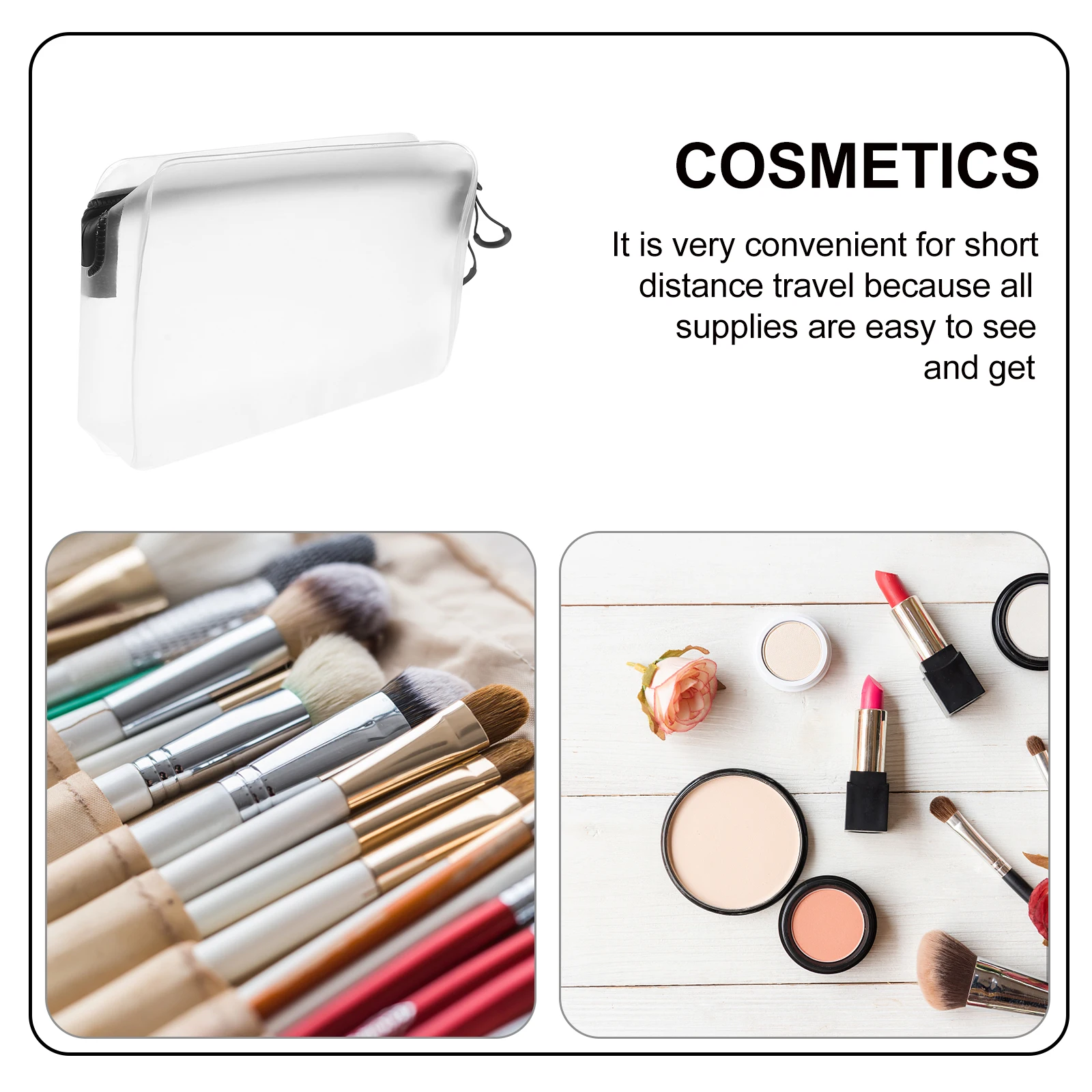 

Portable Makeup Travel Organizer Durable Storage Pouch Large Capacity Toiletry Bag For Short Trips Lightweight Traveler