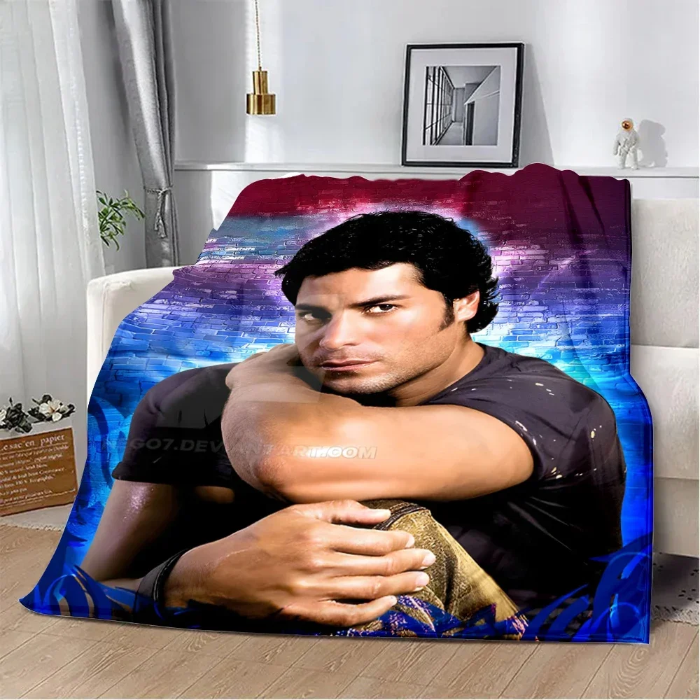 

Chayanne Puerto Rican Latin Pop Singer Printed Blanket Picnic Blankets Warm Blanket Soft and Comfortable Blanket Home Travel