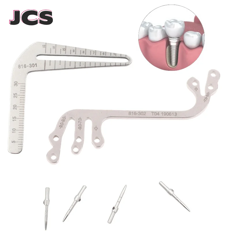 

Линейка для установки имплантов, хирургический позиционирующий локатор, направляющая, позиционирование сверления, комплект для параллельного увеличения глубины
