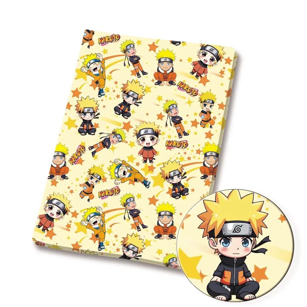 Naruto Anime periferiche tessuto 140*50 cm cucito fai da te patchwork quilting vestito da bambino tessuto stampato tessuto cucito bambini
