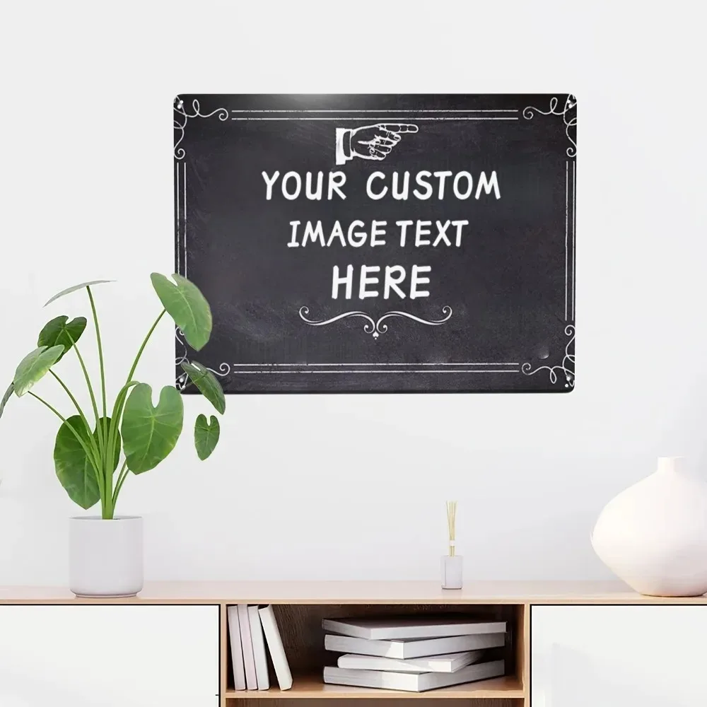 Multi Sizes Personalized Custom Aluminum Warning Plaque Handmade Waterproof Street Yard Lawn Garage Mall Commercial Indoor Outdo