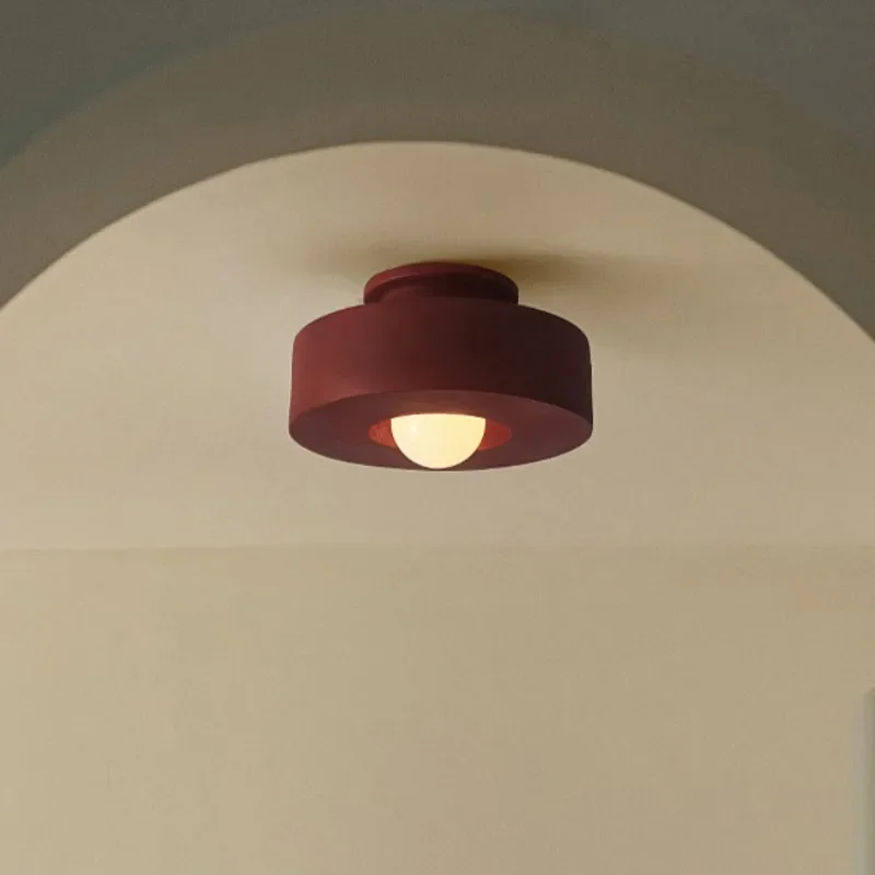 

GHJUYIOL Nordic minimalist ceiling lamp, original personality, corridor, aisle, cloakroom, lamp, Japanese balcony lighting