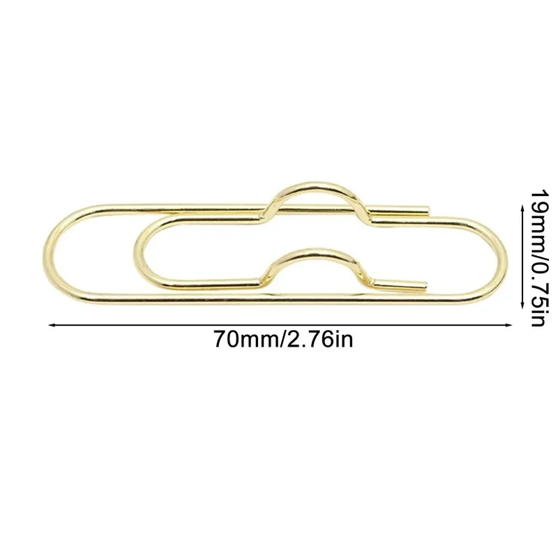 5Pcs Metal Pen Clip New Creative Notebook Accessories Paper Clips for Convenient Carrying Paper Clips, Pen Holder Pen Buckle