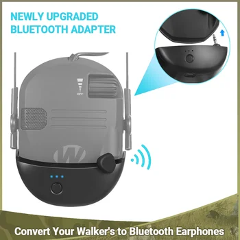 Adaptateur Bluetooth pour casque tactique de tir Walkers, converti filaire en sans fil, adapté au casque antibruit de tir électronique ARM NEXT D20