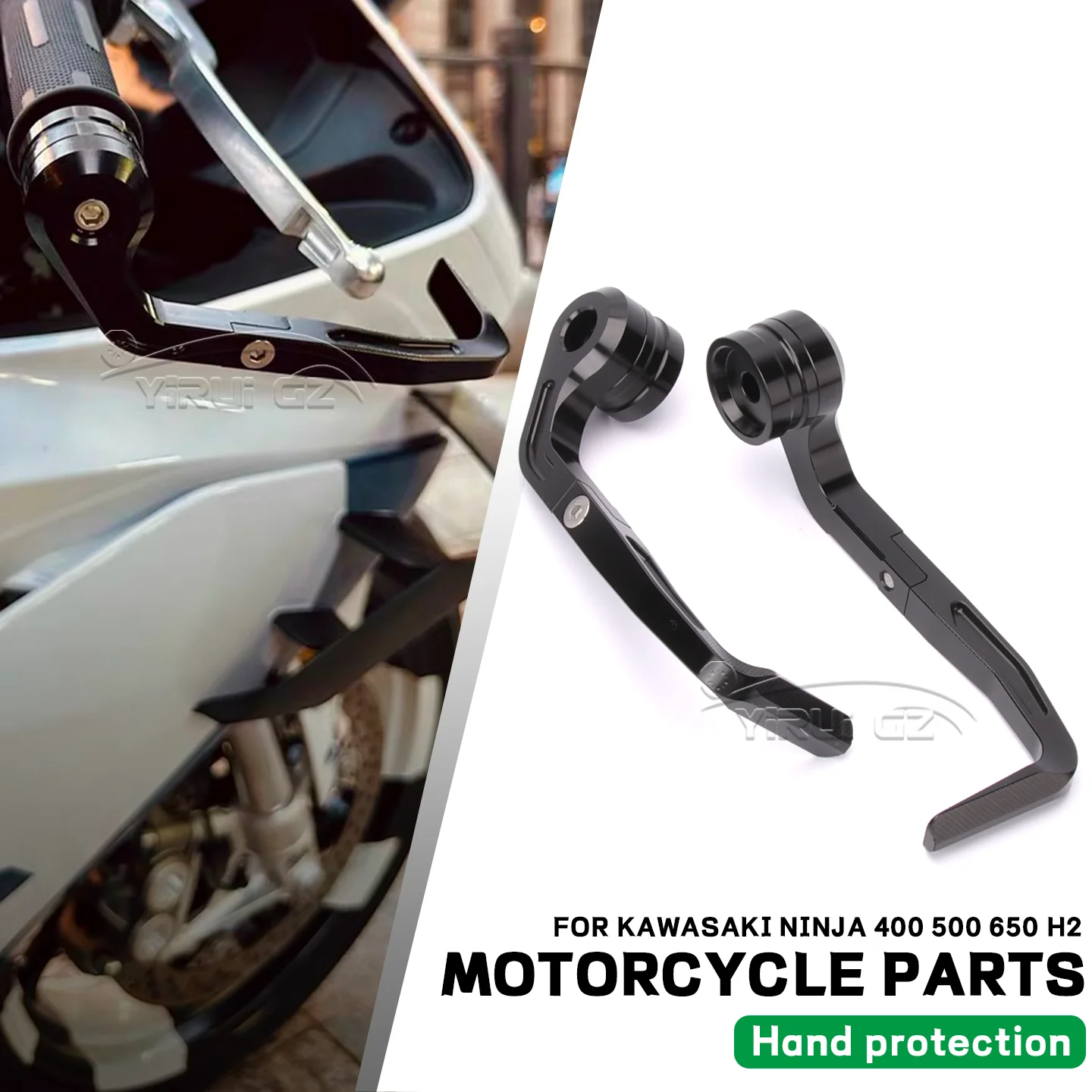 

For Kawasaki Ninja 400 Ninja 500 650 motorcycle Brake Lever Guard CNC Aluminium Universal 7/8 " Handlebar Protectors Universal