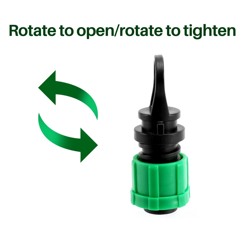 Tappo terminale per tubi per irrigazione a goccia raccordo universale da 1/2 di pollice, per con sistema di irrigazione a nastro gocciolante da 16Mm