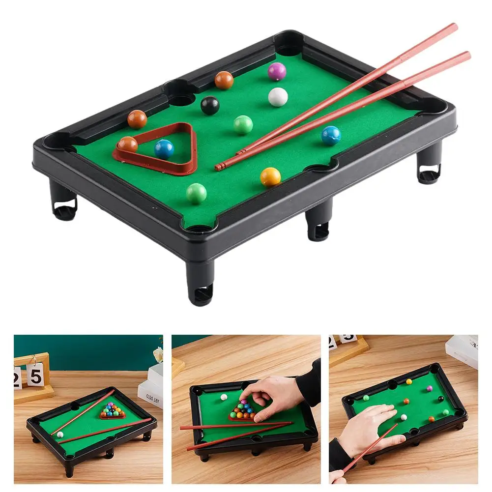 Mini Children\'s Pool Table Home Mini Snooker Parent-Child Interactive Desktop Billiards Snooker Game Kids Toys Gifts