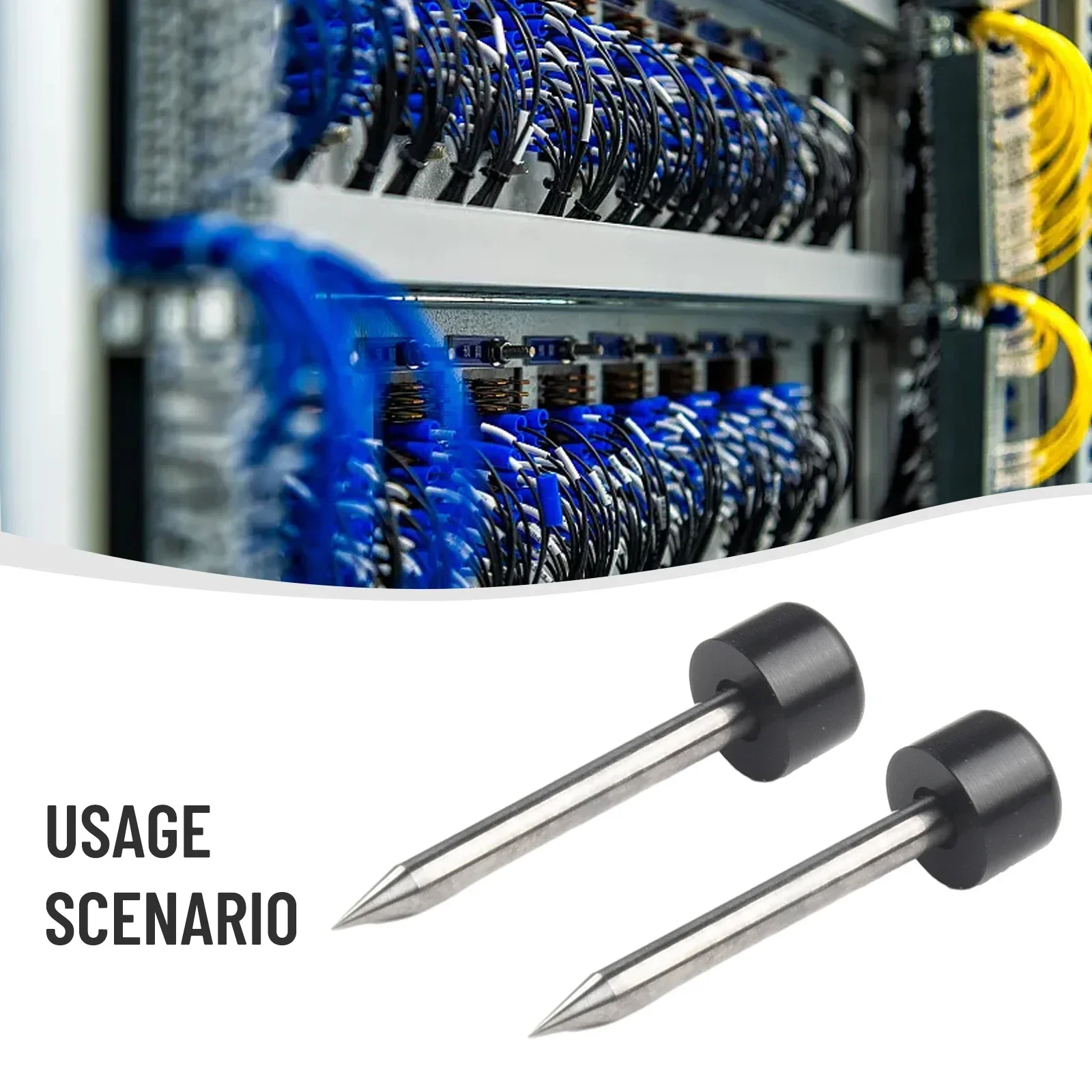 2 uds electrodos empalmadores de fusión de fibra para electrodos INNO IFS-10/15/15H vista 3/5/7 electrodos empalmadores