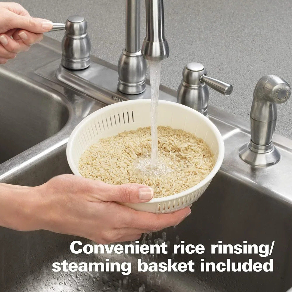 جهاز طهي الأرز والطباخ البطيء الرقمي القابل للبرمجة، 20 كوبًا مطبوخًا (10 أكواب غير مطبوخة)، 14 إعدادًا مُبرمجًا مسبقًا