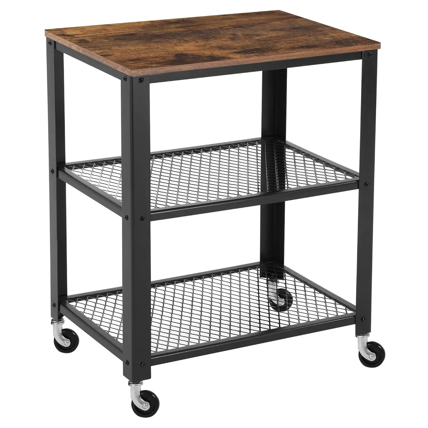 VASAGLE serving trolley, 60x76.5x40 cm (WxHxD), 3-level