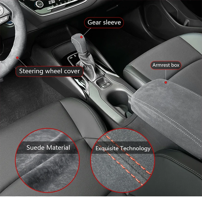 Für Toyota Corolla Cross 2023 2024 2025 Zubehör Auto-Armlehnenpolster 2019-2025 Corolla ALLION Auto-Mittelkonsolenbox-Matte – Detail 10