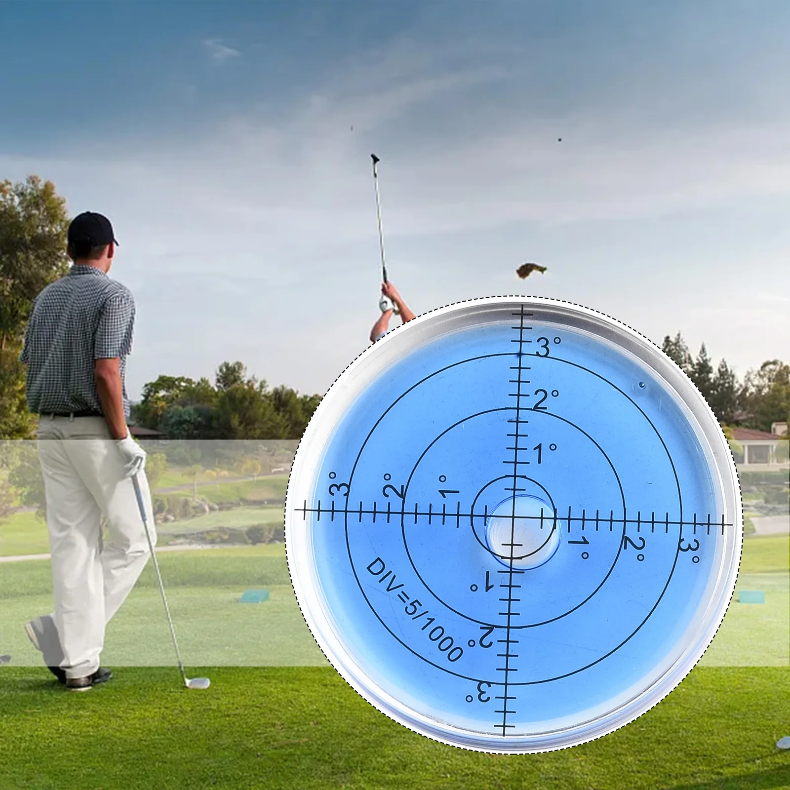 Golf Putter Auxiliary for putting Green High-precision Putter Level Adjustment Balance Bubble Level Golf Accessories Green