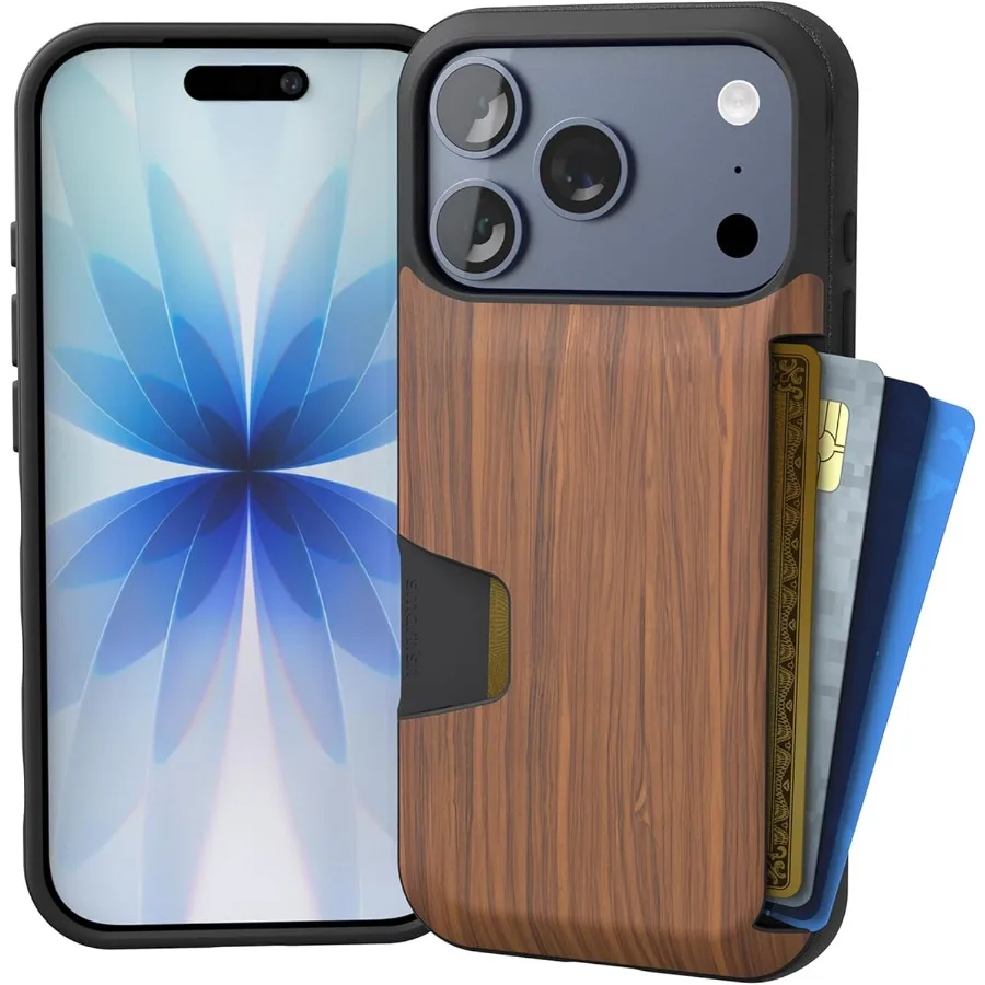 

For iPhone 17 Pro Wallet Case - Wallet Slayer Vol. 1 [Slim + Protective] Credit Card Holder with Drop Tested Flip Design