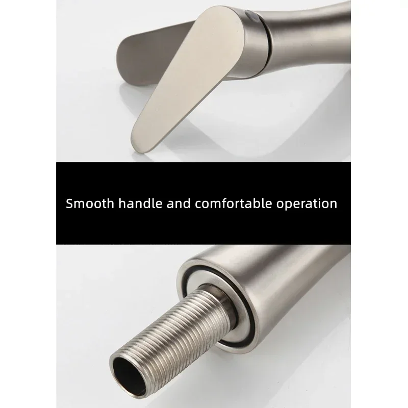 

Basin Sink 304 Stainless Steel Single Cold Water Basin Faucet Bathroom Faucet Small Waist Toilet Faucet Crane Countertop Mounted