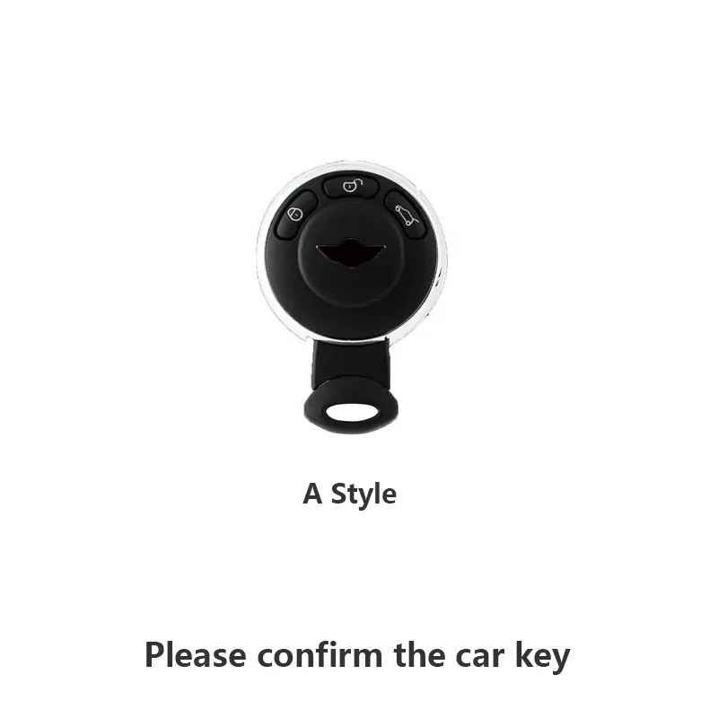 Grey TPU Car Smart Key Case Cover Shell For BMW Mini Cooper Clubman Countryman Paceman Roadster R56 R57 CAS3 Key Protect Shell