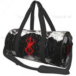 Japan Anime Bereserk Sports Gym Bag with Pocket Waterproof Weekender Duffel Bags for Women Men Swim Sports Travel Backpack