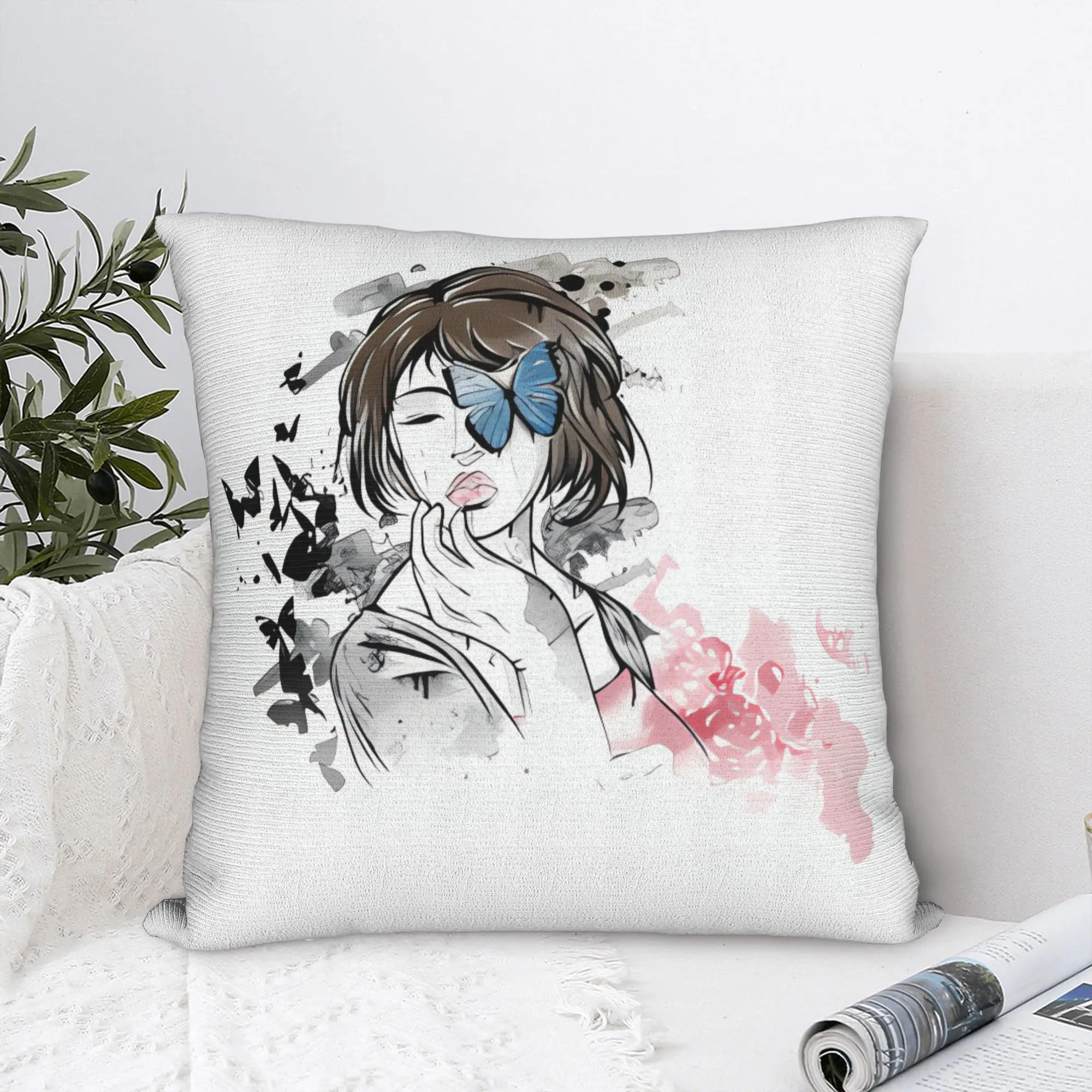 Life is Strange Max Pillowcases  Retro Trendy Pillow Case For Living Room Chair Comfy Pillow Cover