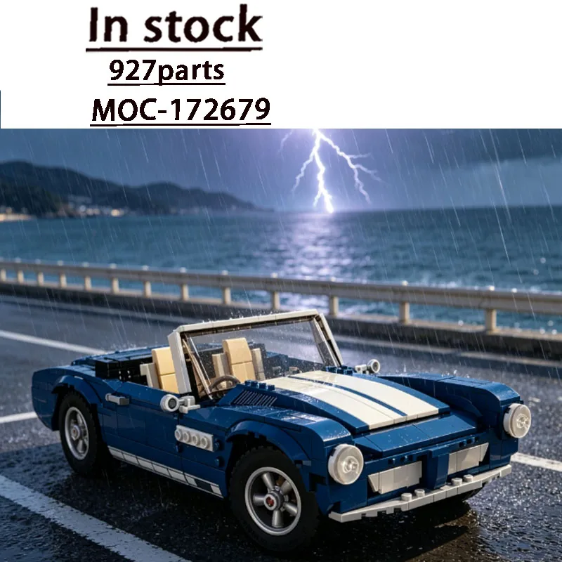 Hot-selling New MOC-172679limited Edition Sports Super Racing Car Model with927parts, A Creative Birthday and Christmas Toy Gift