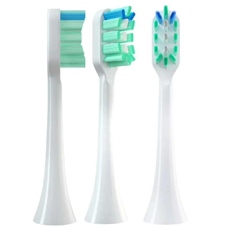 4PCS Different Colors Toothbrush Head Soft Bristles Electric Replacement Spare Parts