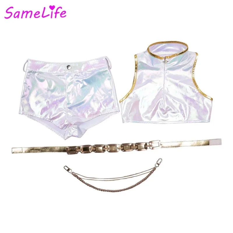 Huntrix Rumi, косплей, фэнтезийные сценические серебряные костюмы для девочек, ткань 2025 года, костюм охотника на демонов, маскировка, детская одежда для детей от 6 до 14 лет