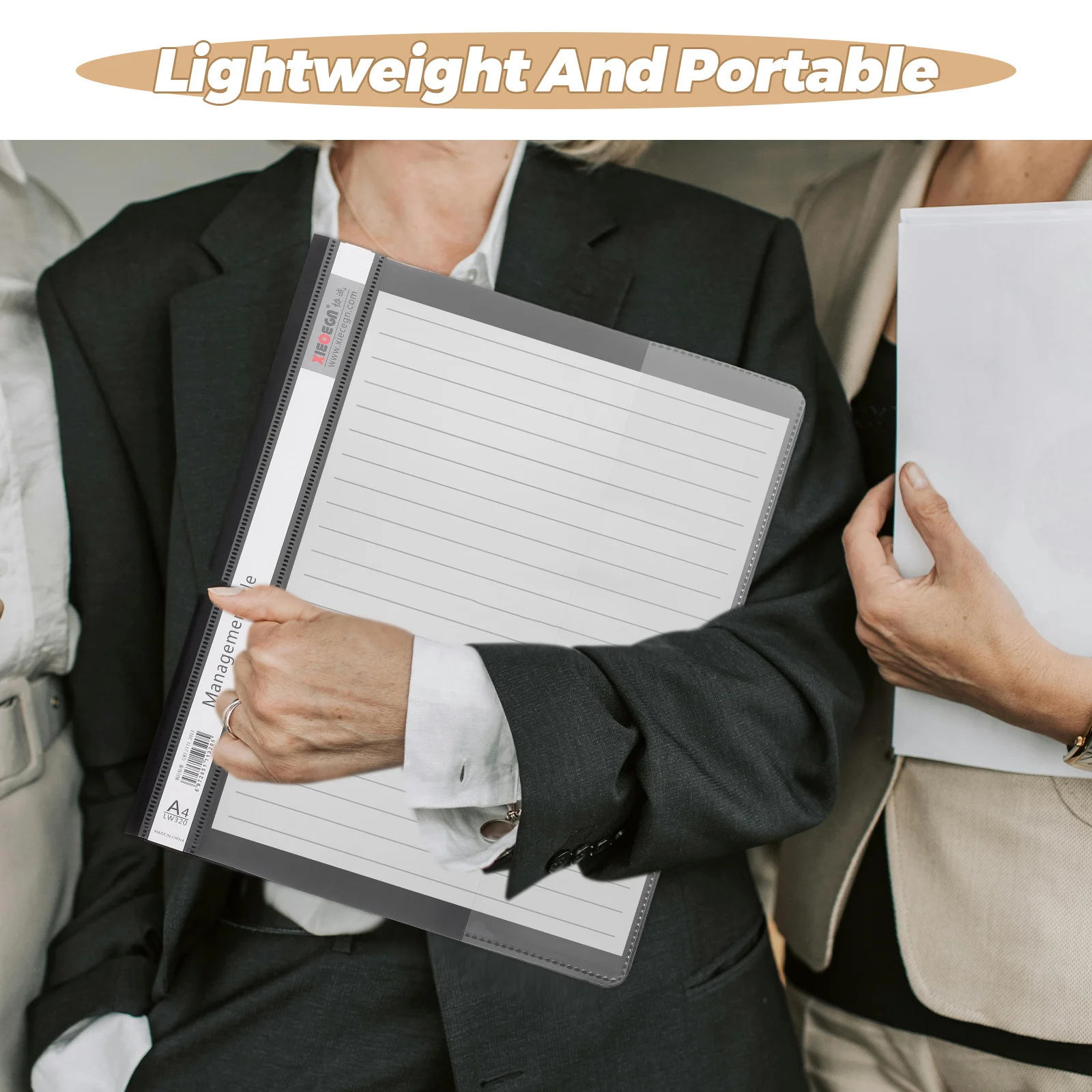 Cartella di progetto A4 da 12 pezzi Porta file riutilizzabile Cartelle di documenti di design a doppio foro Comodo organizzatore Cartella di progetto A4